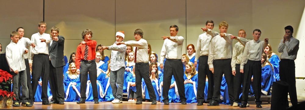 Typecast Men's Choir Typecast web Sounds of the Season Berthoud High School Choir