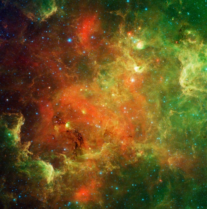 Click for larger image north america spitzer 3000 670x677 Astronomy Picture of the Day