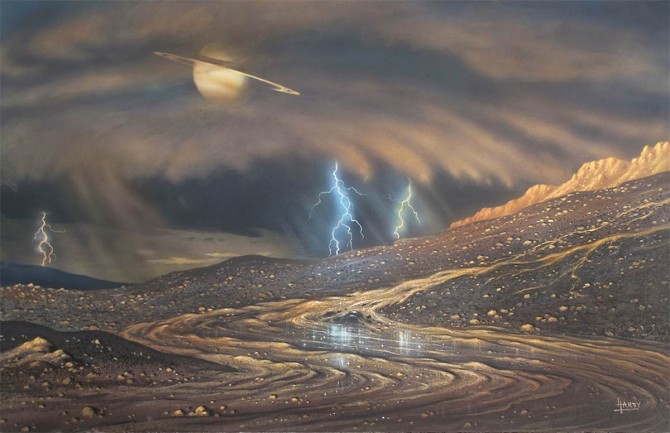RainTitan hardy 670x433 Astronomy Picture of the Day