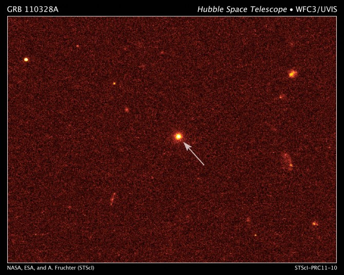 grb110328a hst 2000 670x536 Astronomy Picture of the Day