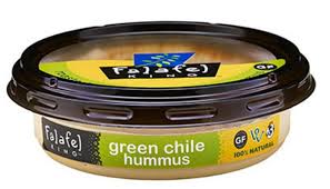 Falfel green chile hummus