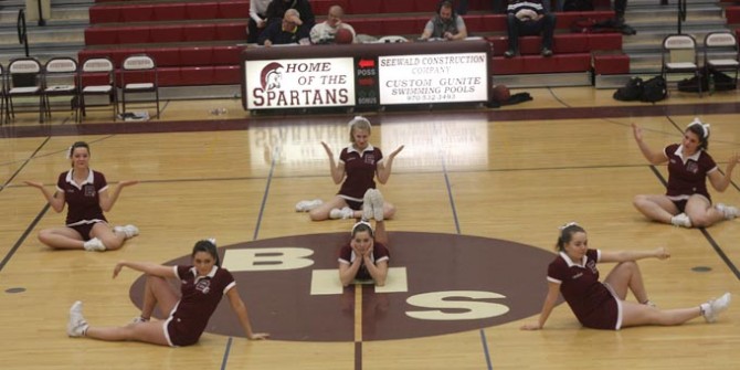 The Spartan Cheer Leaders had a lot to Cheer about