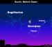 Earthsky Tonight — March 7, 2010: Predawn moon points out Scorpion’s Stinger