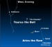 Earthsky Tonight — On eve of equinox, moon between Pleiades and Ram’s Head