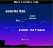Earthsky Tonight — March 18: Venus in Pisces, moon in Aries