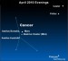 Earthsky Tonight — April 13: Mars and Beehive cluster pair up in mid April