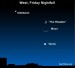 Earthsky Tonight — April 16,  Moon between Venus and Pleiades
