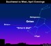 Earthsky Tonight — April 30, Star hopping from constellation Orion