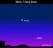 Earthsky Tonight—May 14, 2010 Spot the young moon below Venus