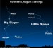 Earthsky Tonight—August 3, Dipper points to Polaris, plus see Mizar and Alcor