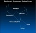 EarthSky Tonight—Tonight  September 4,  Orion the Hunter well up before dawn in September