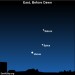 EarthSky Tonight—December 3, Greatest illuminated extent for Venus December 4
