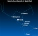 December 14, Focus on stars Betelgeuse and Rigel in Orion