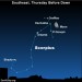 Sky Tonight—Feb 23, Moon by Scorpion’s Crown before tomorrow’s dawn
