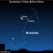 Sky Tonight—Feb 24, Moon by Scorpion’s Heart before dawn