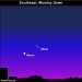 Sky Tonight—Feb 27, Moon and Venus in southeast before sunrise
