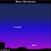 Sky Tonight—March 5, Young moon and Jupiter low in west after sunset