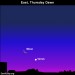 Sky Tonight—March 30, Moon very close to Venus at dawn March 31
