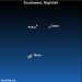 Sky Tonight—April 10, Moon approaching Gemini stars