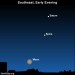 Sky Tonight—April 18, moon leaving Spica and Saturn behind