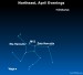 Sky Tonight—April 23, Two stars lead to constellation Hercules