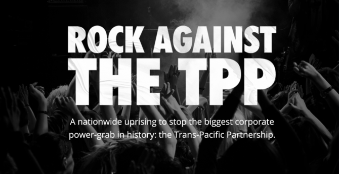 Rock against the TPP
